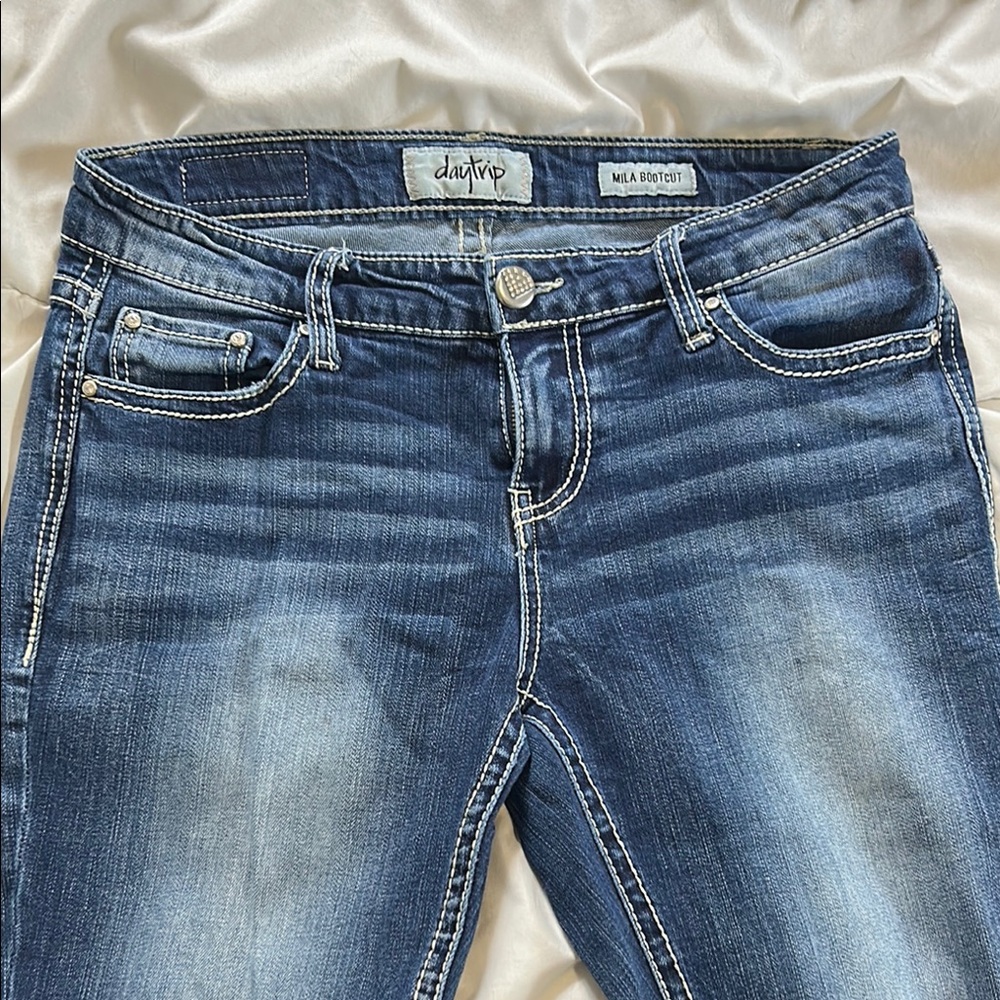 Dark Blue Denim Jeans by Denim&Co